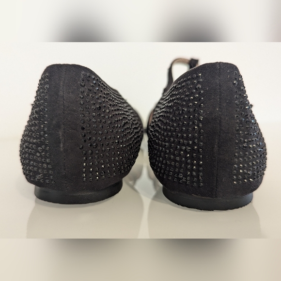 Pimkie Pointed Toe Rhinestone Ballerina Flats 39 - Picture 5 of 7